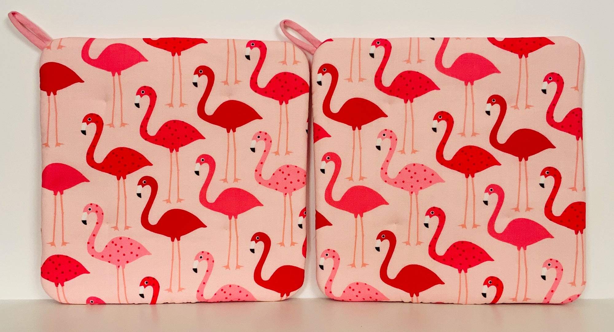 Hot Pads! Flamingos
