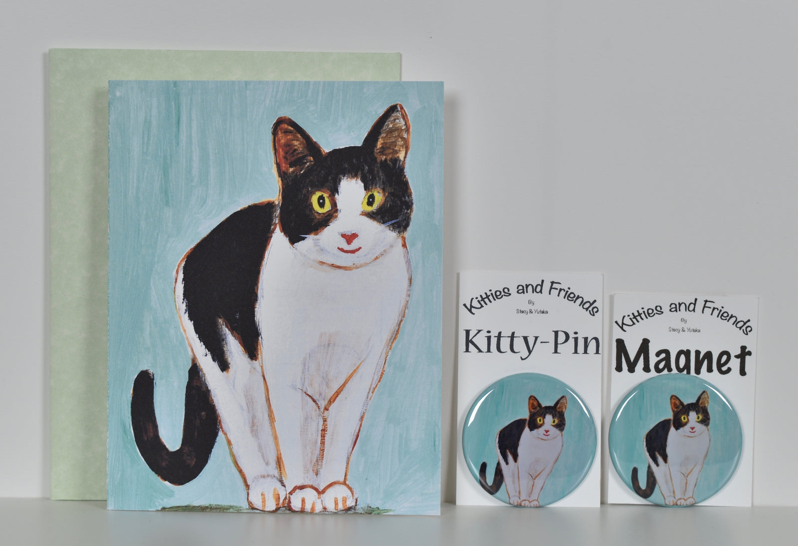 Sweet Animals! Black & White Cat