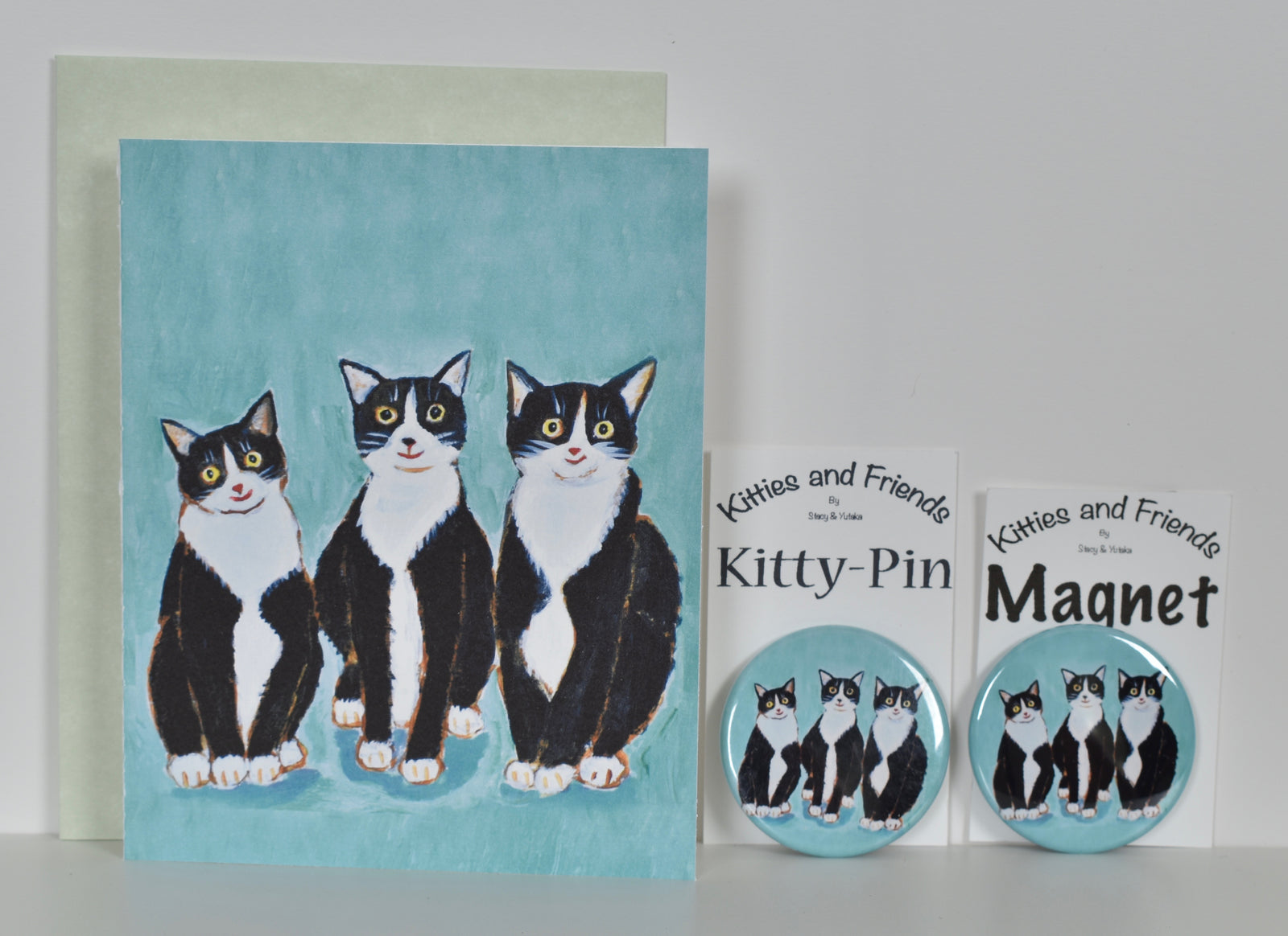 Sweet Animals! Black & White Cats