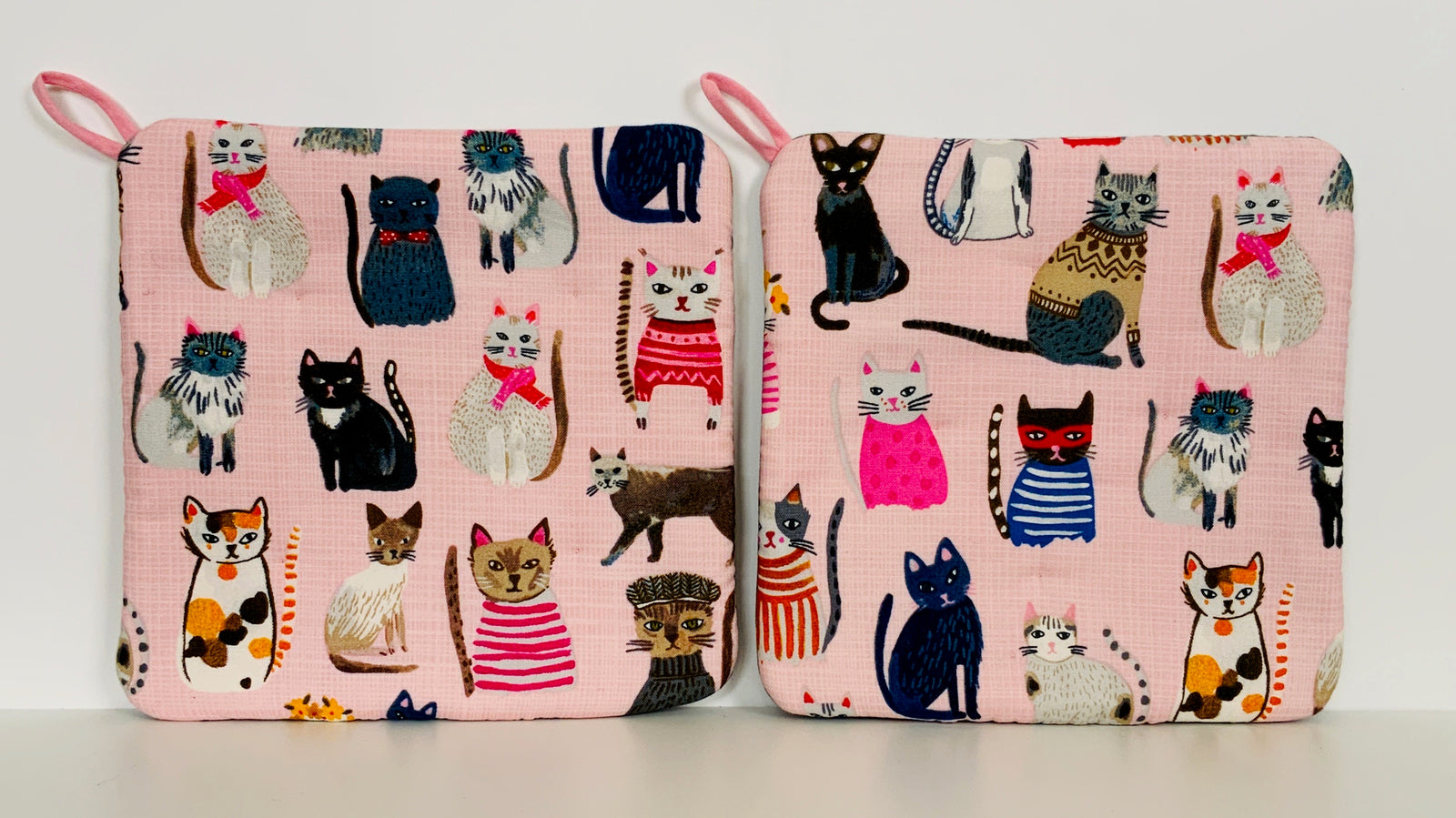 Hot Pads! Sweater Cats