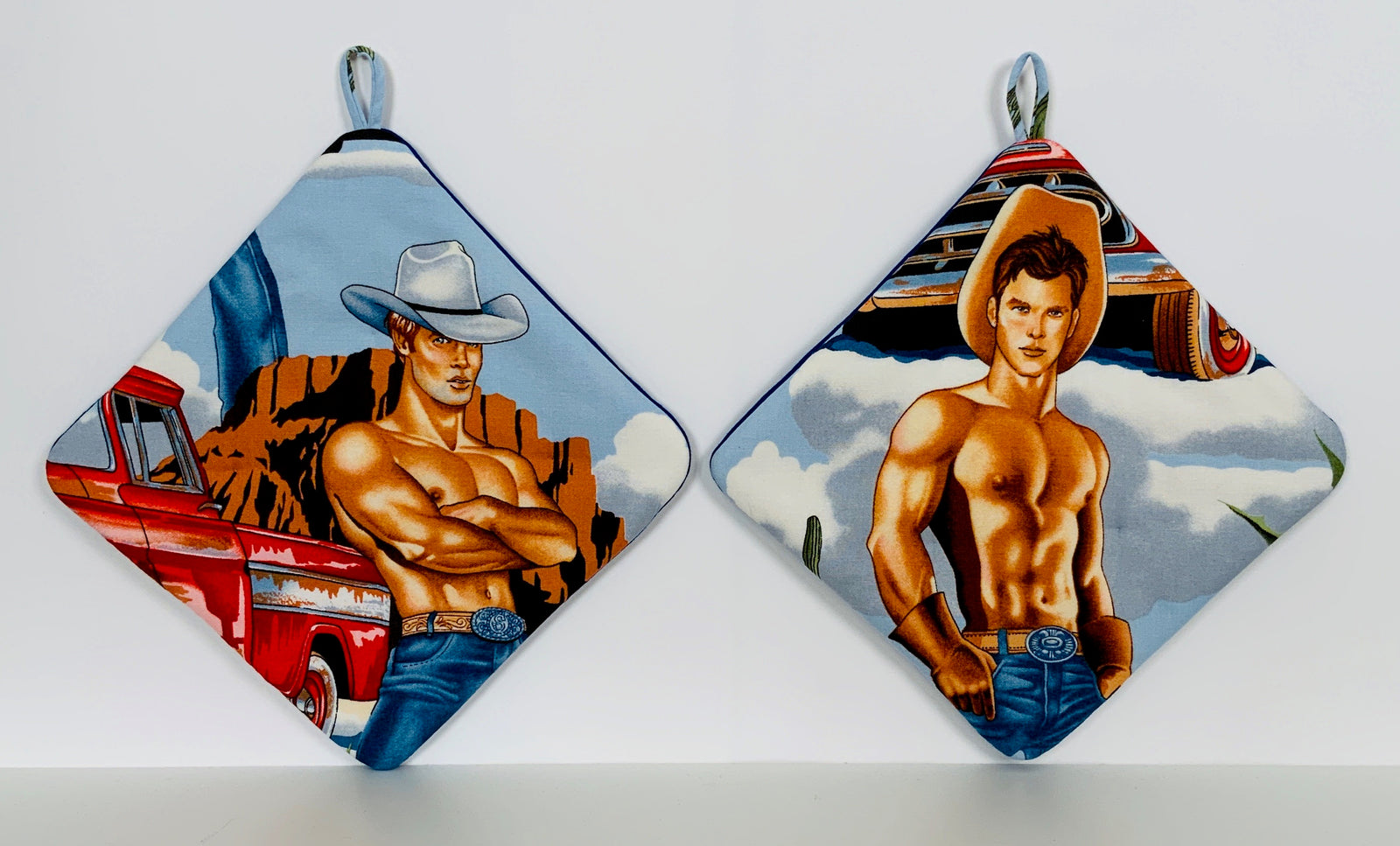 Hot Pads! PinUp CowBoys