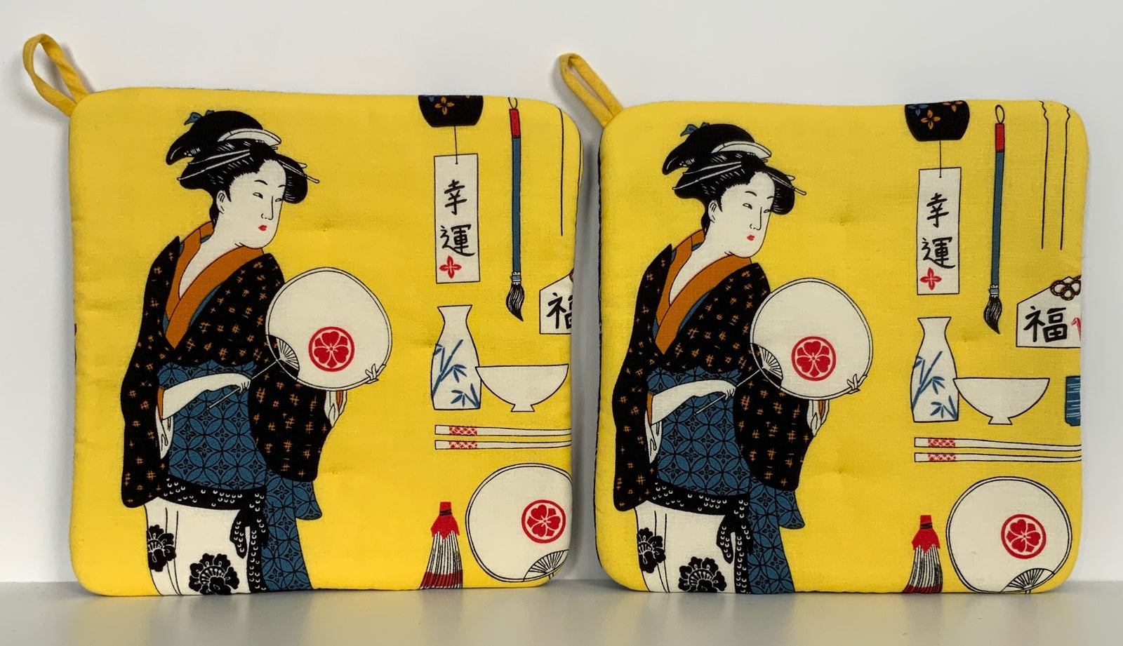 Hot Pads! Japanese Ladies