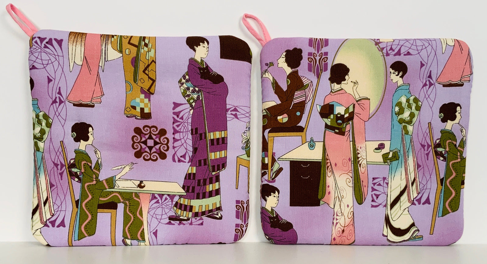 Hot Pads! Japanese Ladies