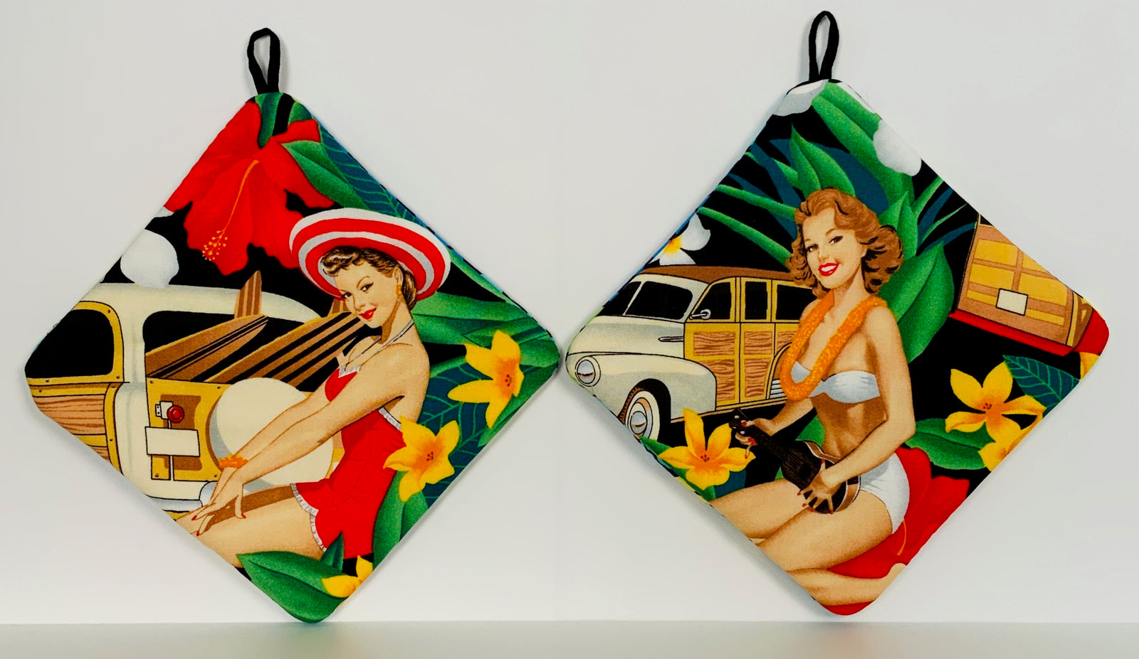 Hot Pads! PinUp Aloha Girls