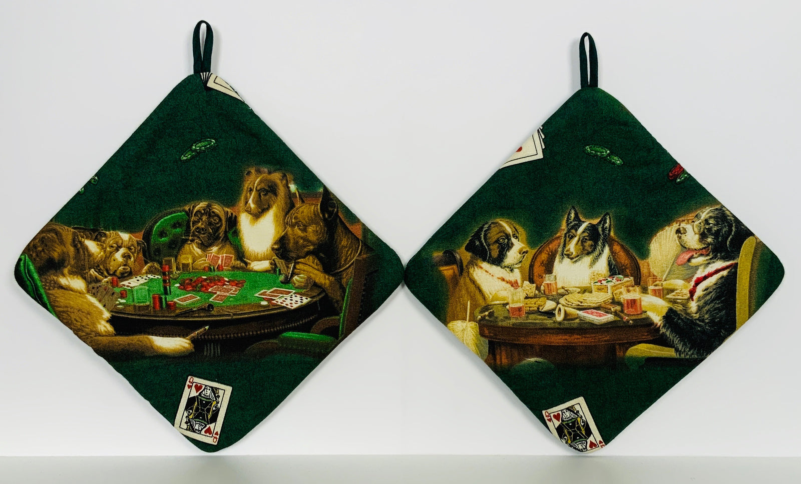 Hot Pads! Dogs Playing Poker