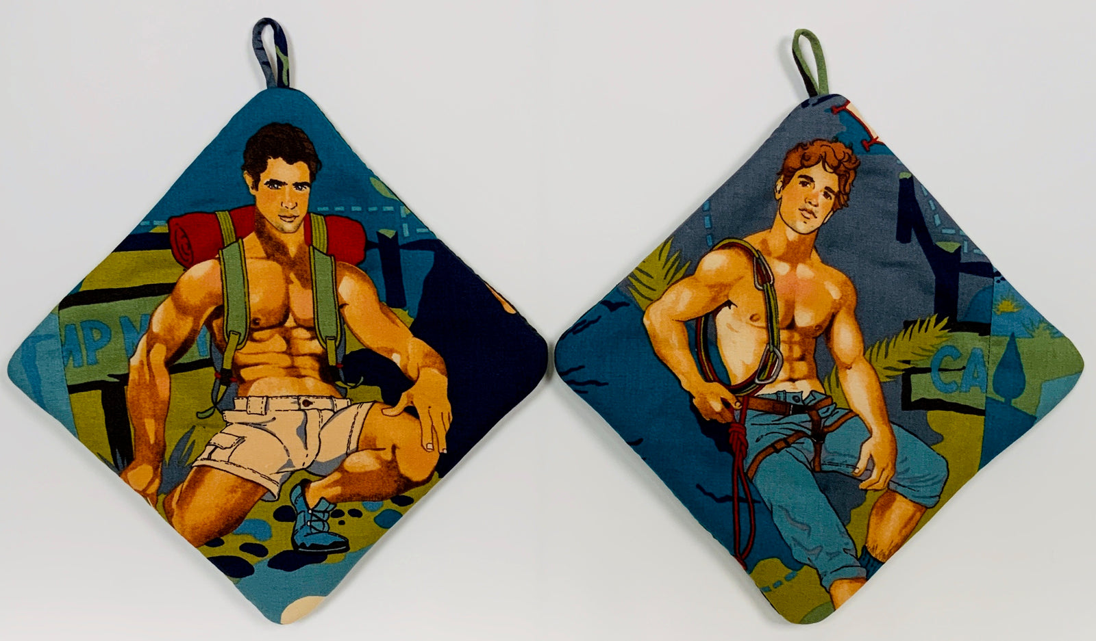 Hot Pads! PinUp Camping Boys
