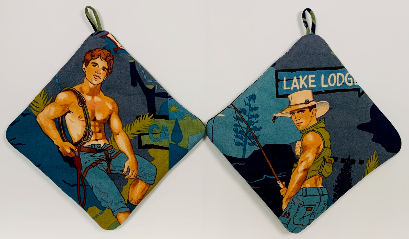 Hot Pads! PinUp Camping Boys