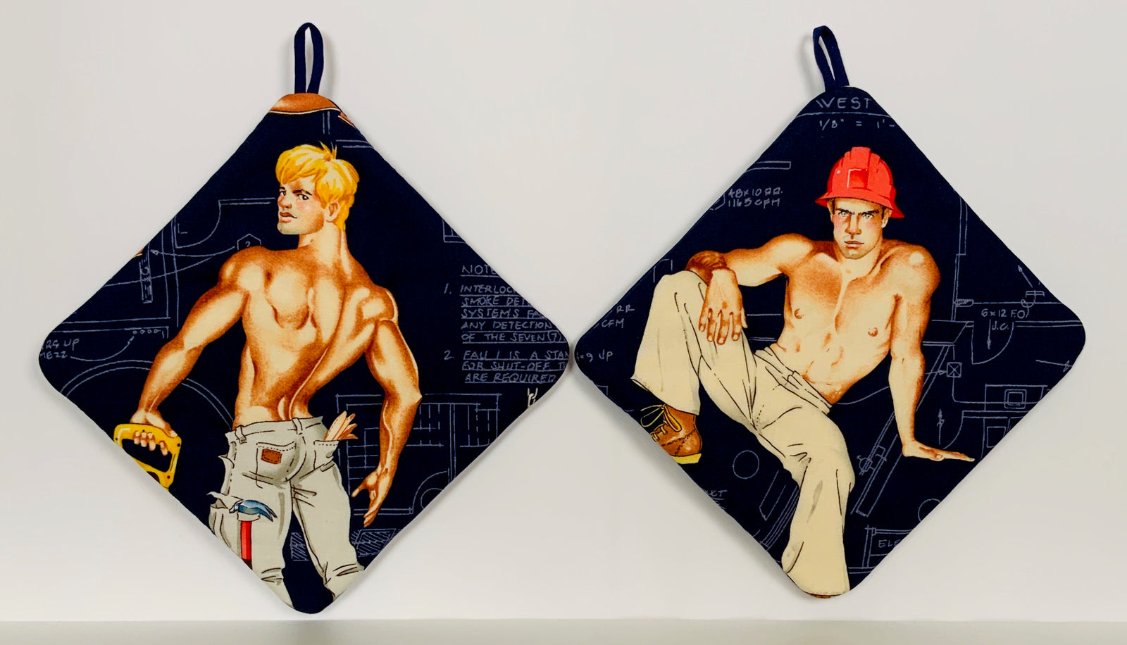 Hot Pads! PinUp construction Boys