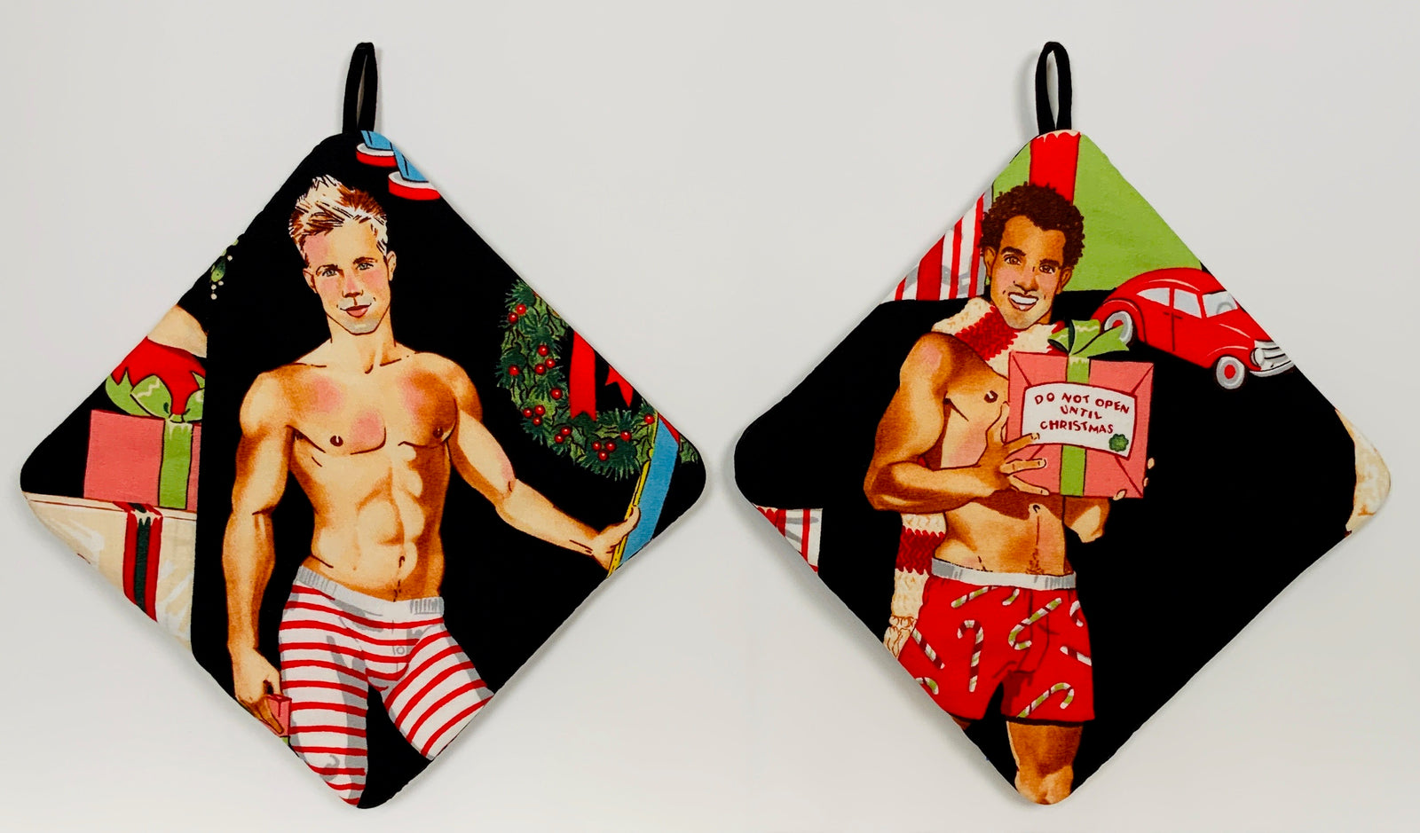 Hot Pads! PinUp Xmas Boys